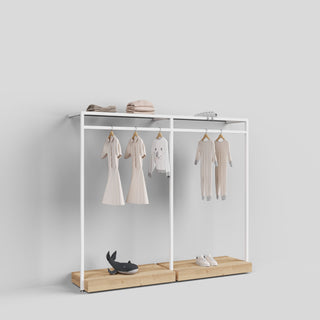 kleiderstangensystem-ladenbausystem-ontario-b203-weiss-mit-podest-kids