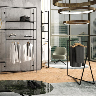 Ladenbausystem Slimline Wandsystem, Fashion, Style 3-Ladenbausysteme-Mandai Design-Mandai Design