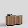 Holz mit anthrazit