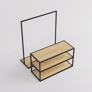 tisch-stander-set-como-ladeneinrichtung-holz-schwarz
